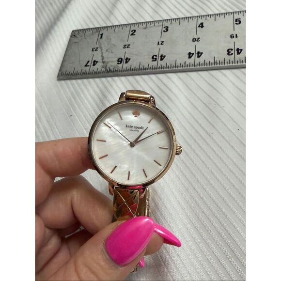 KATE SPADE METRO Watch WOMEN\'S Mother Of Pearl Watch Face Brand New Read